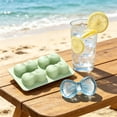 thumbnail image 1 of Leeye Bow Tie Ice Cube Tray with Lid, Silicone Mold for Cocktails, , and Beverages, 4 Cavity Decorative Ice Maker, BPA-Free, Green, 7.28Ã4.53Ã1.18in, 1 of 4