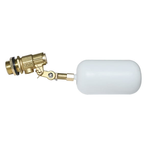 Leeye Brass Float Valve Automatic Water Filler with Adjustable Arm for Water Tank Pool Pond Livestock Trough
