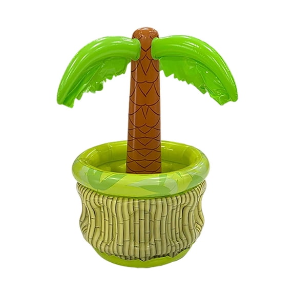Leeye Cartoon Cactus Floating Drink Cooler, Inflatable Pool Ice Bucket for Pool Parties & Beach, Portable Summer Beverage Chiller