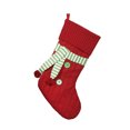 thumbnail image 1 of Leeye Christmas Stockings with Scarf Red Green White Xmas Fireplace Hanging Stockings Green Red Velvet Knit Stocking Winter Shoes Stockings Holding for Christmas Decorations, 1 of 5