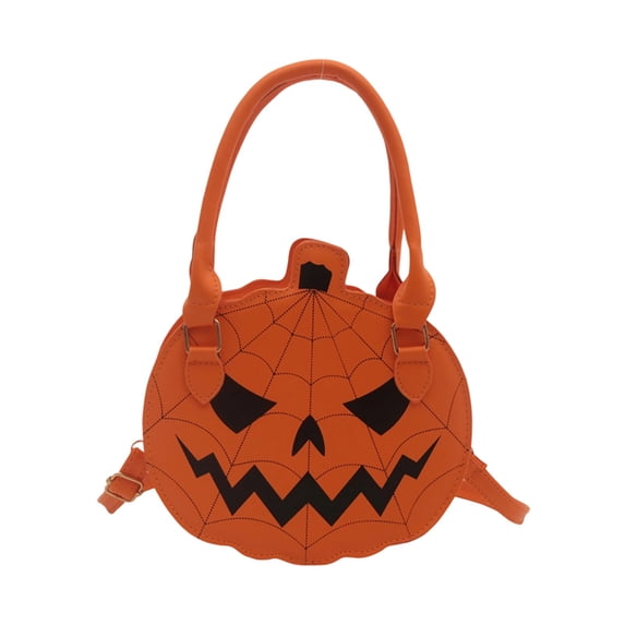 Leeye Crossbody Bag Halloween Pumpkin For Gothic Handbag Novelty Top Handle Satchel Purse With Removable Strap Cosplay Par Party