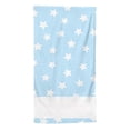 thumbnail image 1 of Leeye Customizable Beach Towel with Initials, Personalized Coastal Towel for Swimming Pool and Travel Comfort, Light Blue, 59.06x29.53in, 1 of 4
