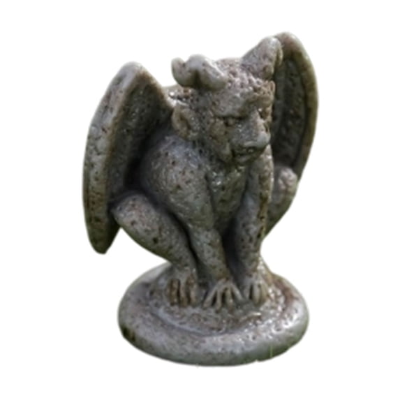 Leeye Decor Ornament Desktop Dark Resin Figurine for Collectible and 1 Gargoyle Halloween Home Desk Shelf