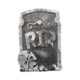 thumbnail image 1 of Leeye Foam Halloween Tombstone Decoration, Lightweight Graveyard Headstone Prop with Realistic Stone Finish, Outdoor Yard Garden Cemetery Grave Marker for Halloween Party, 1 of 4