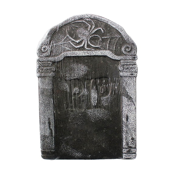 Leeye Foam Halloween Tombstone Decoration, Lightweight Graveyard Headstone Prop with Realistic Stone Finish, Outdoor Yard Garden Cemetery Grave Marker for Halloween Party