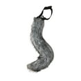 thumbnail image 1 of Leeye Halloween Dark Grey Tail, Fluffy Cosplay Animal Tail Accessory for Women Party Role Play, Dark Grey, 50cm, 0.27 lb, 1 of 4