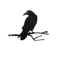 thumbnail image 1 of Leeye Halloween Metal Crow Yard Stake, Wrought Iron Crow Garden Decoration for Lawn Patio Outdoor Fall Display, Black 9.06x8.07x0.39in, 1 of 7