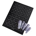 thumbnail image 1 of Leeye Halloween Nail Art Stencils Sheet, Self-Adhesive Pumpkin Skull Bat Ghost Nail Stencils, Reusable Manicure Template Guides for Airbrush DIY Nail Designs, 1 of 3