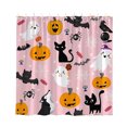 thumbnail image 1 of Leeye Halloween Shower Curtain Waterproof Quick Install Decorative Pumpkin Printed For Bathroom Bathtub, 1 of 4