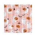 thumbnail image 1 of Leeye Halloween Shower Curtain Waterproof Quick Install Decorative Pumpkin Printed For Bathroom Bathtub, 1 of 4