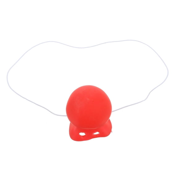 Leeye Halloween Squeaking Clown Nose, Funny Red Honking Nose Prop with Sound for Clown Costume Party Cosplay, Red 2.56x1.97x1.18in