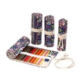thumbnail image 1 of Leeye Large Pencil Organizer Portable Rolling Colorful with 24pockets Capacity and for Artist Needs, 1 of 3