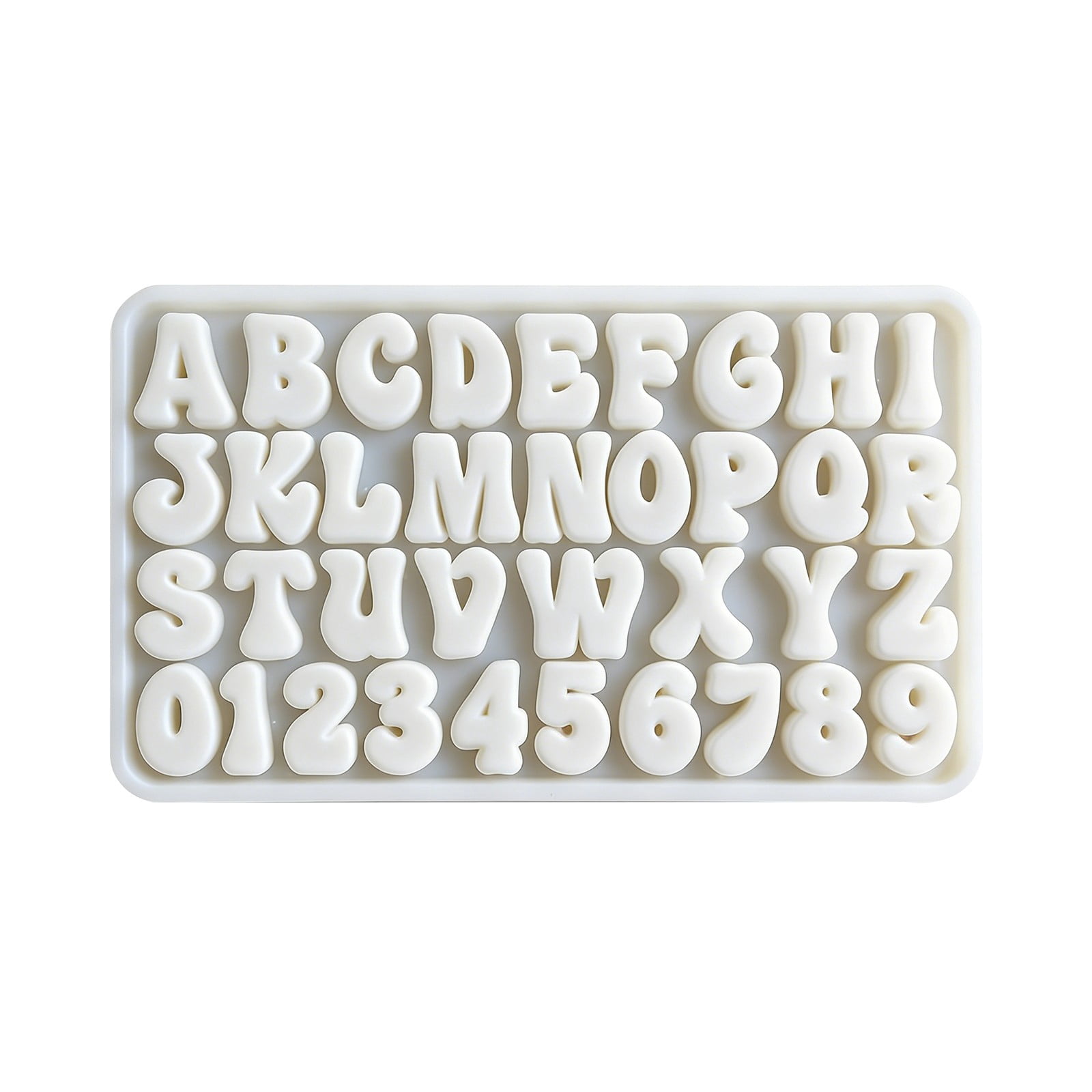 Leeye Letter Candy and Number Molds Reusable Chocolate Suitable for ...