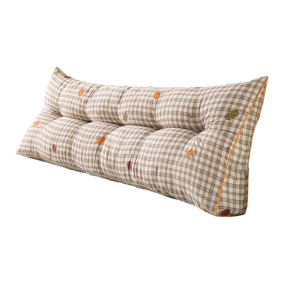 Leeye Lumbar Pillow Bed Backrest Bolster Sofa Daybed Upholstered Headboard Back Neck Comfort Relaxation for Couch Bedroom Living Room