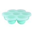 thumbnail image 1 of Leeye Mint Green Large Silicone Ice Cube Tray with Lid, 7 Cavity Baby Food Freezer Storage Mold, Reusable Silicone Freezing Tray for Puree, Mint Green, 1 of 8