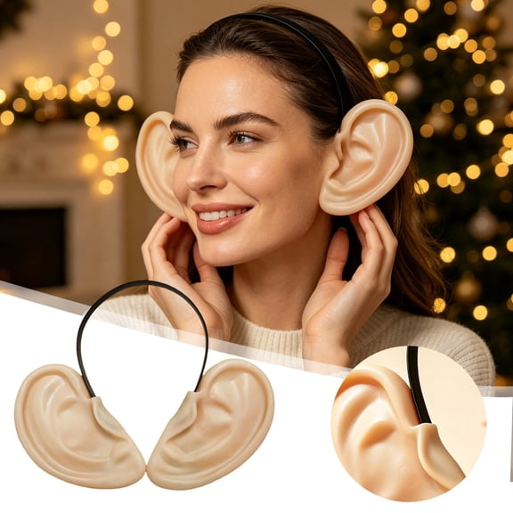 Leeye Oversized Ear Headband Funny Accessory for Party Cosplay
