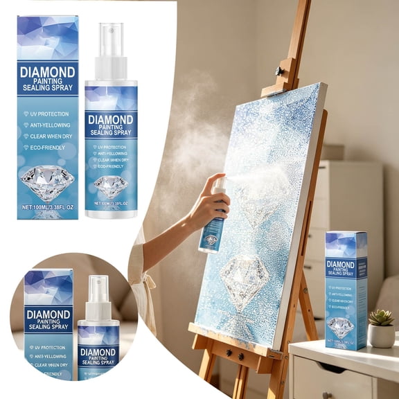 Leeye Painting Resin Sealer Spray Protective Finish Work Clear 100ml