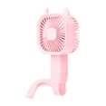 thumbnail image 1 of Leeye Pink Stroller Fan, Portable Rechargeable Clip-On Baby Fan, 3-Speed Flexible Silicone Pram Cooler for Car Seat Crib, 0.28lb, 1 of 8