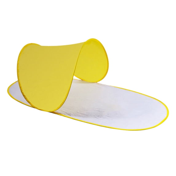 Leeye Pop Up Beach Tent Portable Sun Shelter, Quick Setup UV Protection Shade Tent for Outdoor Camping, Yellow