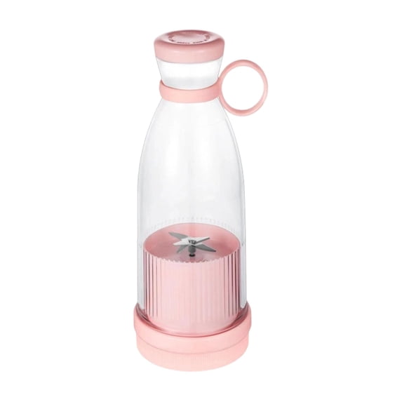 Leeye Portable Smoothie Blender, Personal Size USB C Rechargeable Juicer for Travel, Mini Fruit Shake Maker for Gym Home Kitchen, Pink