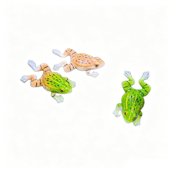 Leeye Realistic Floating Frog Fade Aquariums for Pet Supplies