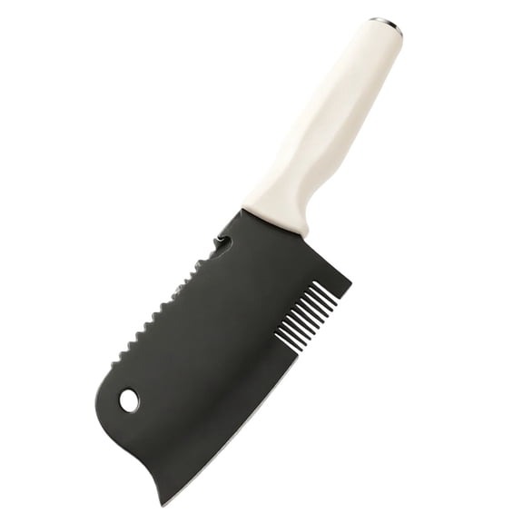 Leeye Slicer, Multifunctional Kitchen Cleaver Scallion Non Stick Coated Stainless Steel Vegetable Cutting Home for Kitchen and Dining Use