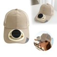 thumbnail image 1 of Leeye Solar Fan Hat Rechargeable Baseball Cap with Built-in Cooling Fan Solar Powered USB Charging Sun Protection Hat for Outdoor Sports Hiking Fishing, E, One Size, 1 of 7