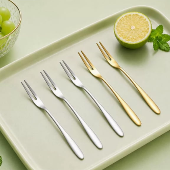 Leeye Stainless Steel Dinner Fork, 4 Prong Table Fork for Everyday Dining, Durable Silverware Cutlery for Home Kitchen Restaurant