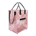thumbnail image 1 of Leeye Wheeled Shopping Cart Large Capacity Portable Grocery Trolley with Handle Tote Bag Cloth 50x40x30cm 1pc, 1 of 8