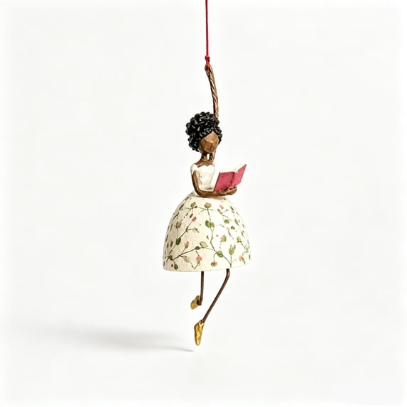 Leeye Whimsical Dancing Lady Hanging for Boho Home Enthusiasts Unique Ideas 18cm