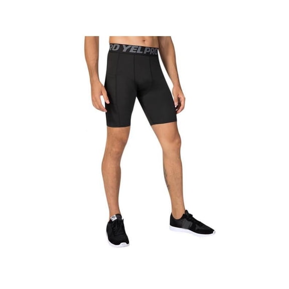 Leezo Men's Compression Workout Perspiration Stretch Legging Tights