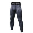 thumbnail image 1 of Leezo Men's Tight Quick Dry Running Workout Athletic Gym Cycling Long Pants, 1 of 2