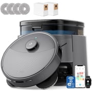 Lefant M3 Max Robot Vacuum and Mop, 20000Pa Suction, 90 Days Self-Emptying Station, 113 F Hot Water Auto Mop Washing & Cool Air Drying