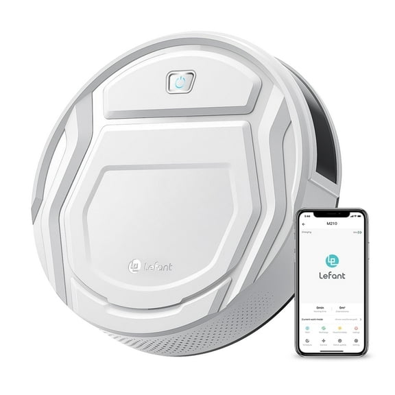 Lefant M210 Pro Robot Vacuum Cleaner, WiFi/Alexa/APP Control, Self-Charging Robotic Vacuum with Schedule, Ideal for Pet Hair Carpets Hard Floors