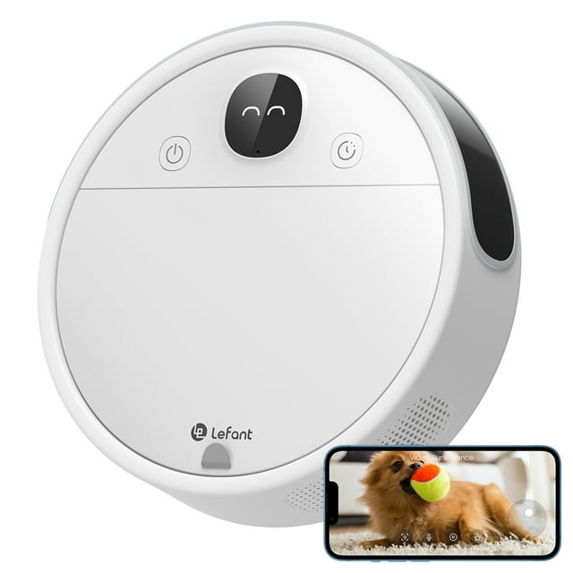 Lefant Robot Vacuum Cleaner with Camera, 5500Pa Strong Suction Pet
