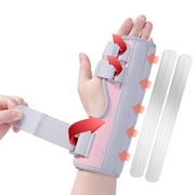 Lefeke Trigger Finger Splint ، Multi Finger Brace for Middle ، Index ، Pinky ، أو Ring Fingers ، Hand Brace with Finger Support for Metacarpal Fracture ، Straightening Immobilizer for Broken Fingers