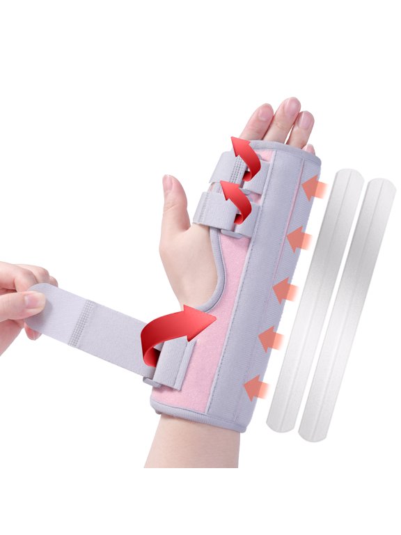 Trigger Finger Splint, Multi Finger Brace for Middle, Index, Pinky, or Ring Fingers, Hand Brace with Finger Support for Metacarpal Fracture, Straightening Immobilizer for Broken Fingers