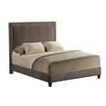 thumbnail image 1 of Leffler Home Brookside King Upholstered Bed w/ Side Rails and Footboard in Night Party Chocolate, 1 of 1