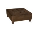 thumbnail image 1 of Leffler Home  Hixon Square Ottoman night party chocoalte Solid, 1 of 5