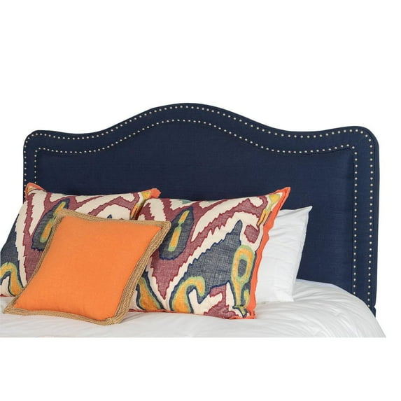 Skyline Decor Vivian Upholstered King Headboard in Urban Graphite