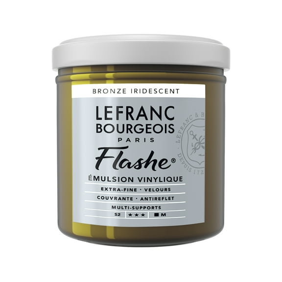 Lefranc & Bourgeois Flashe Matte Artist's Color, 125ml, Iridescent Bronze