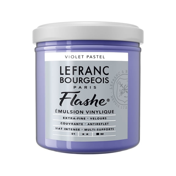 Lefranc & Bourgeois Flashe Matte Artist's Color, 125ml, Pastel Violet