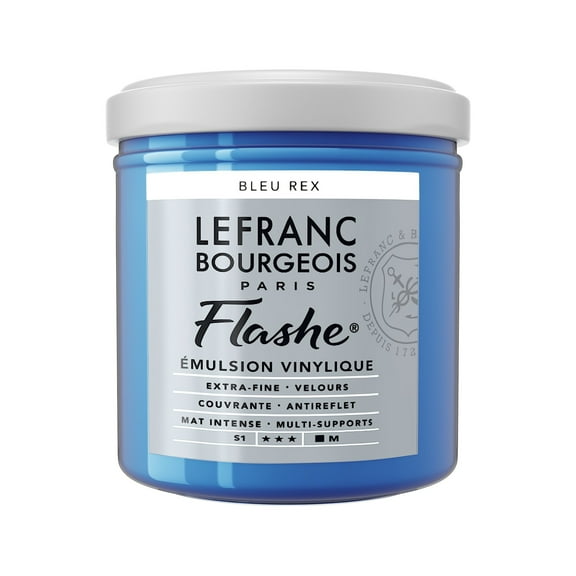 Lefranc & Bourgeois Flashe Matte Artist's Color, 125ml, Royal Blue