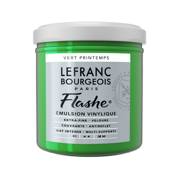 Lefranc & Bourgeois Flashe Matte Artist's Color, 125ml, Spring Green