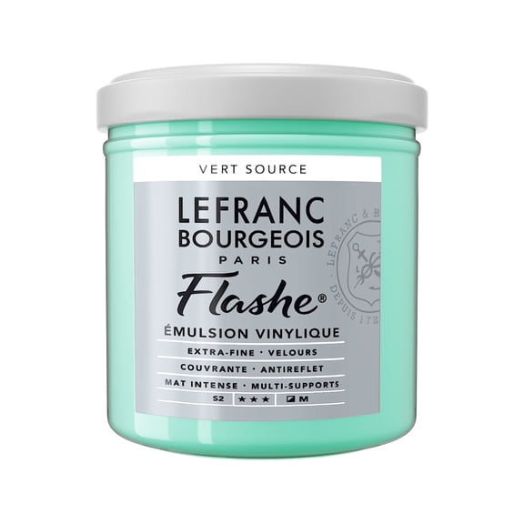Lefranc & Bourgeois Flashe Matte Artist's Color, 125ml, Water Green