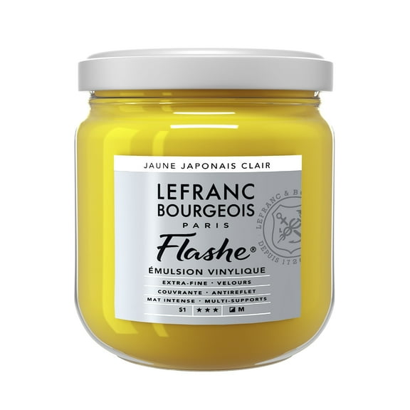 Lefranc & Bourgeois Flashe Matte Artist's Color, 400ml, Senegal Yellow