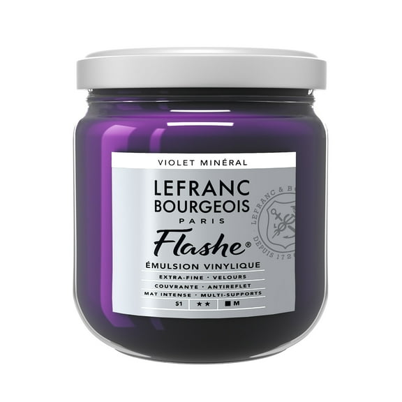 Lefranc & Bourgeois Flashe Matte Artist's Color, 400ml, Violet