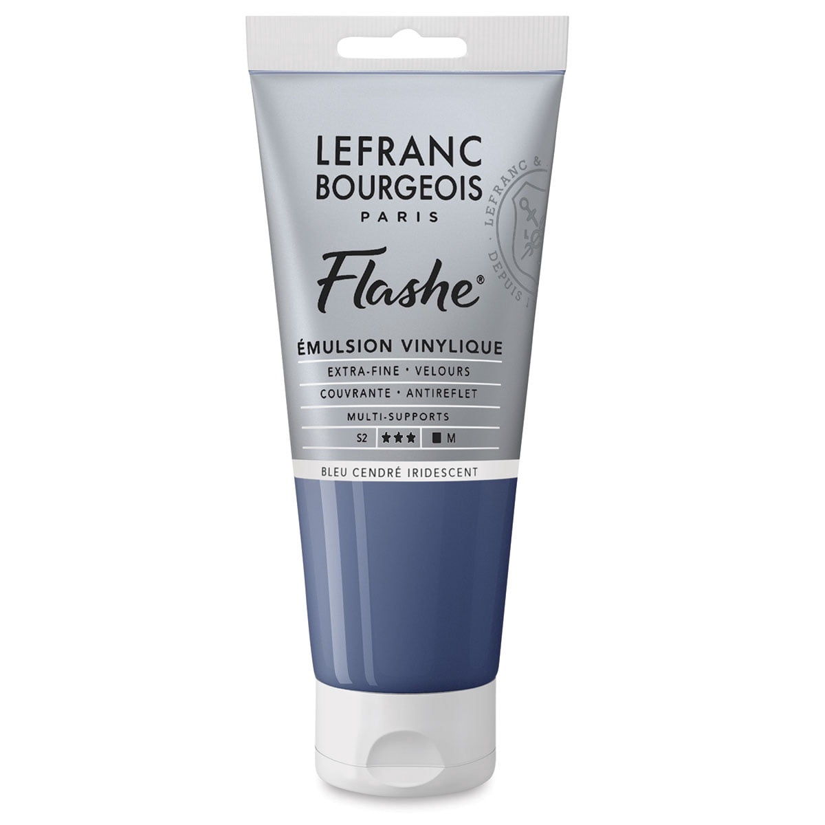 Lefranc & Bourgeois Flashe Vinyl Paint - Iridescent Ash Blue, 80 ml