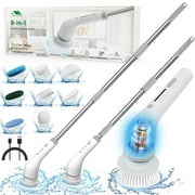 Lefree Electric Spin Scrubber Cordless Power Cleaning Brush, 2-Speed, Gray