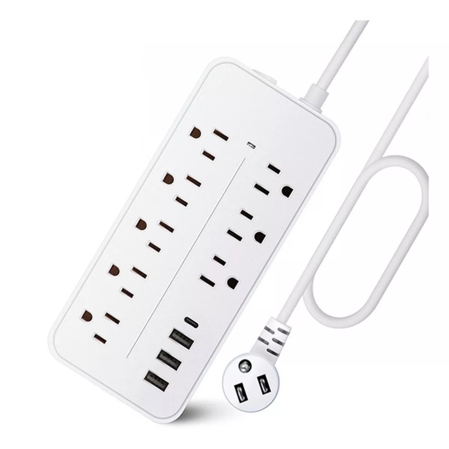 GE Pro 2Outlet 2USB 12ft. Extension Cord, Surge Protector 32089